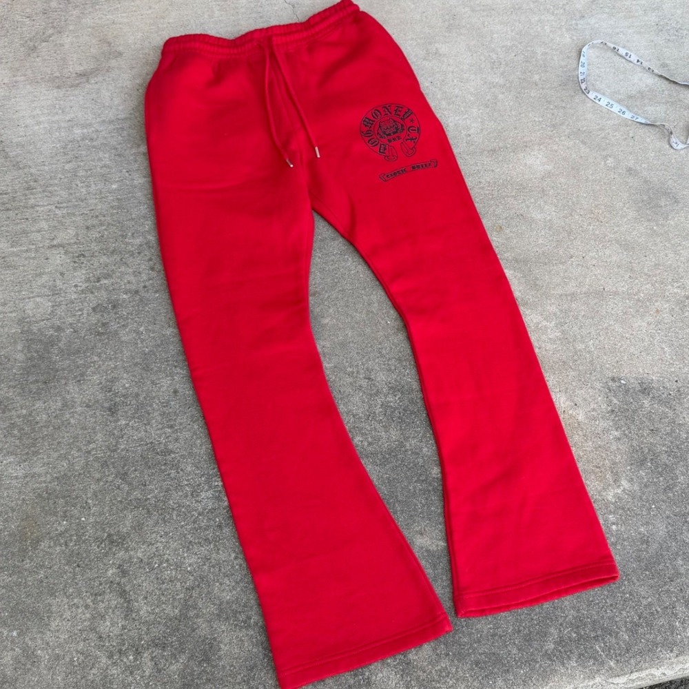 Dallas Shirts Red Stacked Sweatpants Dog Money Exotic Bullz Graphic Mens Large